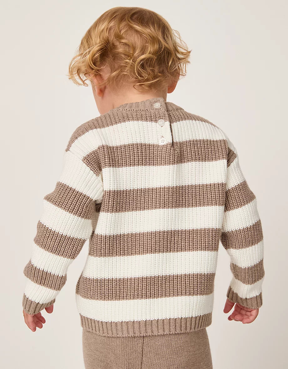 Organic Cotton Bear Pocket Jumper & Leggings Set (0–24mths)